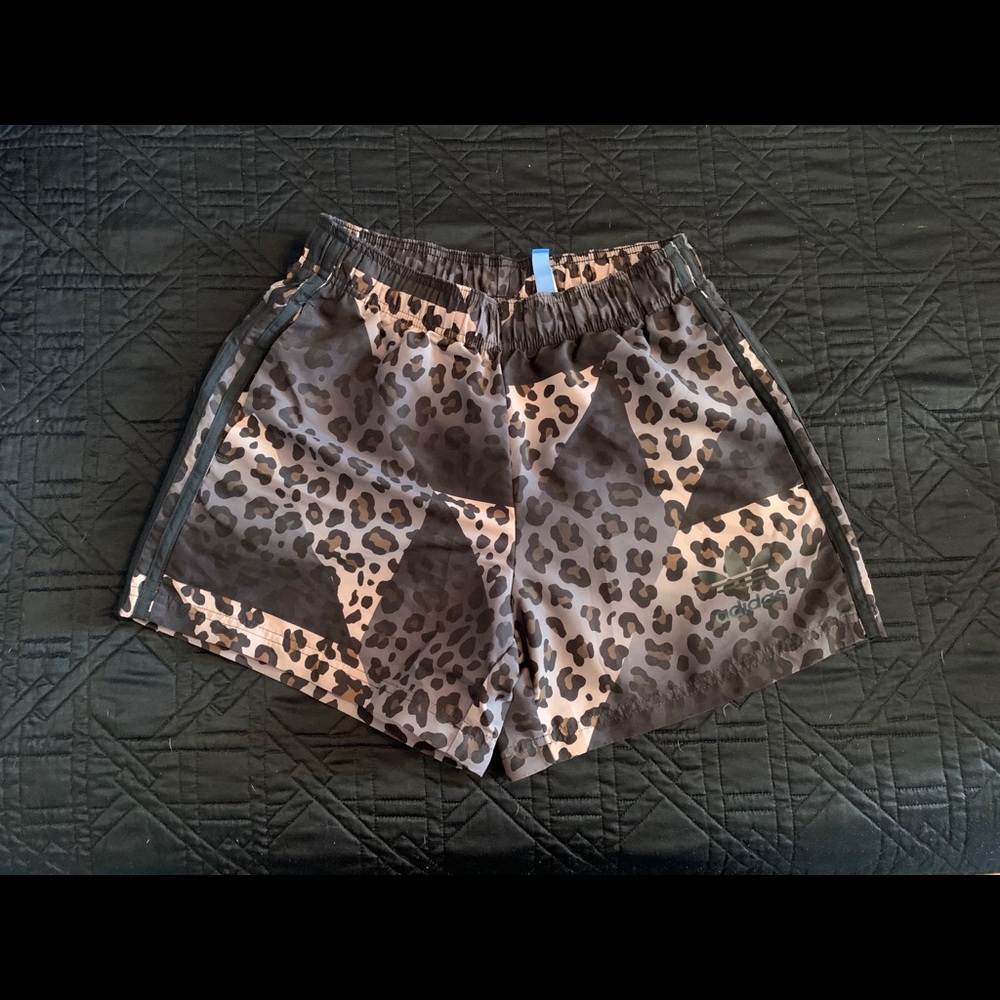 Adidas Originals Leopard Swim Shorts S